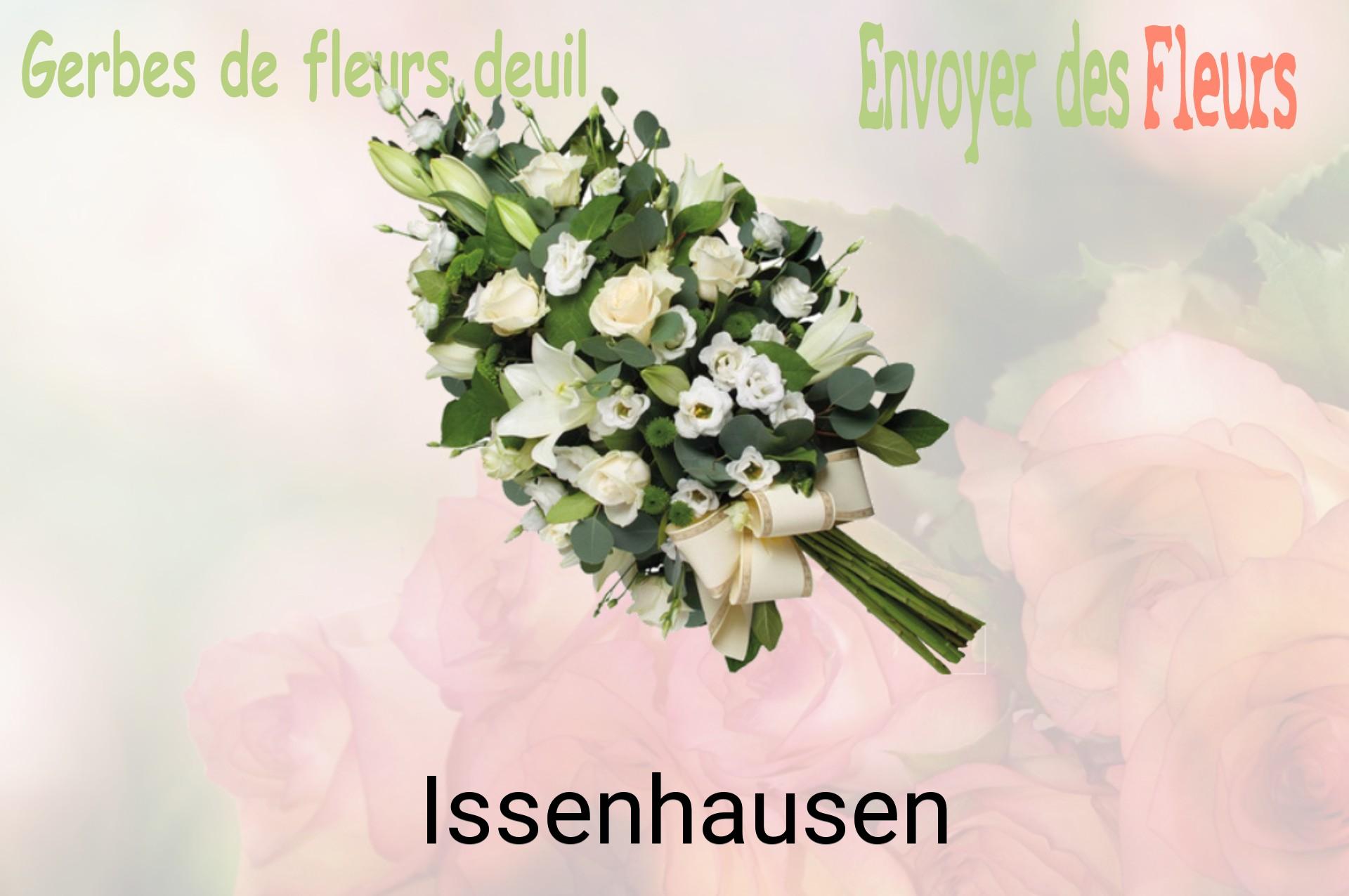 Gerbe de fleurs de deuil livrée à Issenhausen